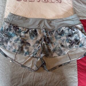 lululemon athletica Blue and Gray Athletic Speed Shorts
